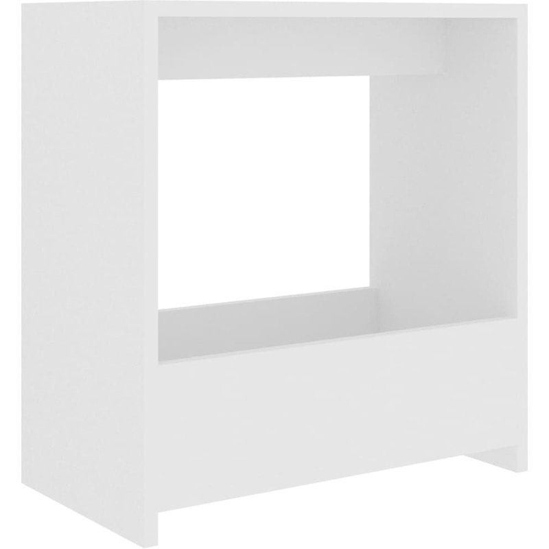 Vidaxl Table D'appoint Blanc 50x26x50 Cm Aggloméré