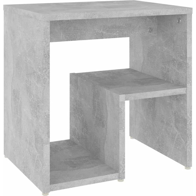 Vidaxl Table De Chevet Gris Béton 40x30x40 Cm Aggloméré