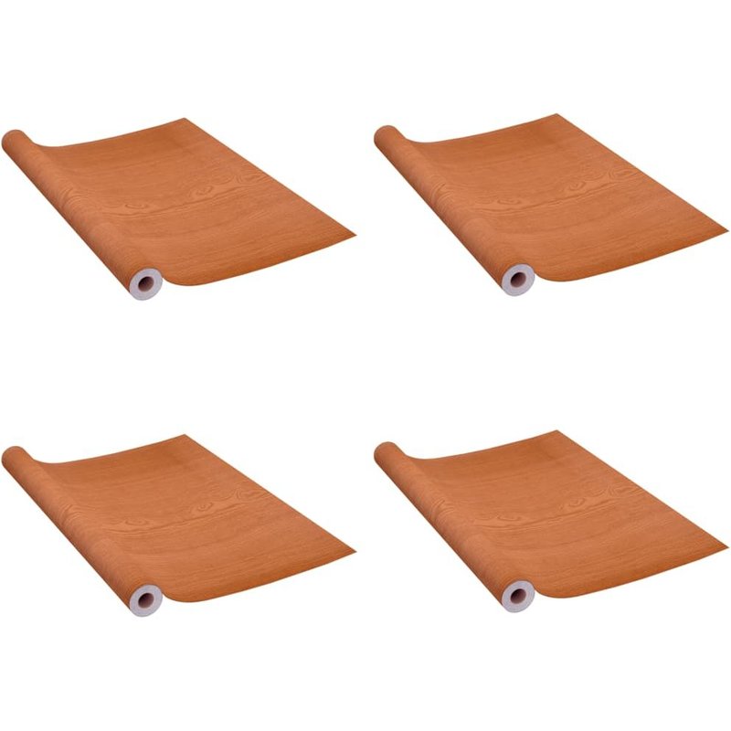 Vidaxl Films Autoadhésifs Pour Meubles 2 Pcs Chêne Clair 500x90 Cm Pvc