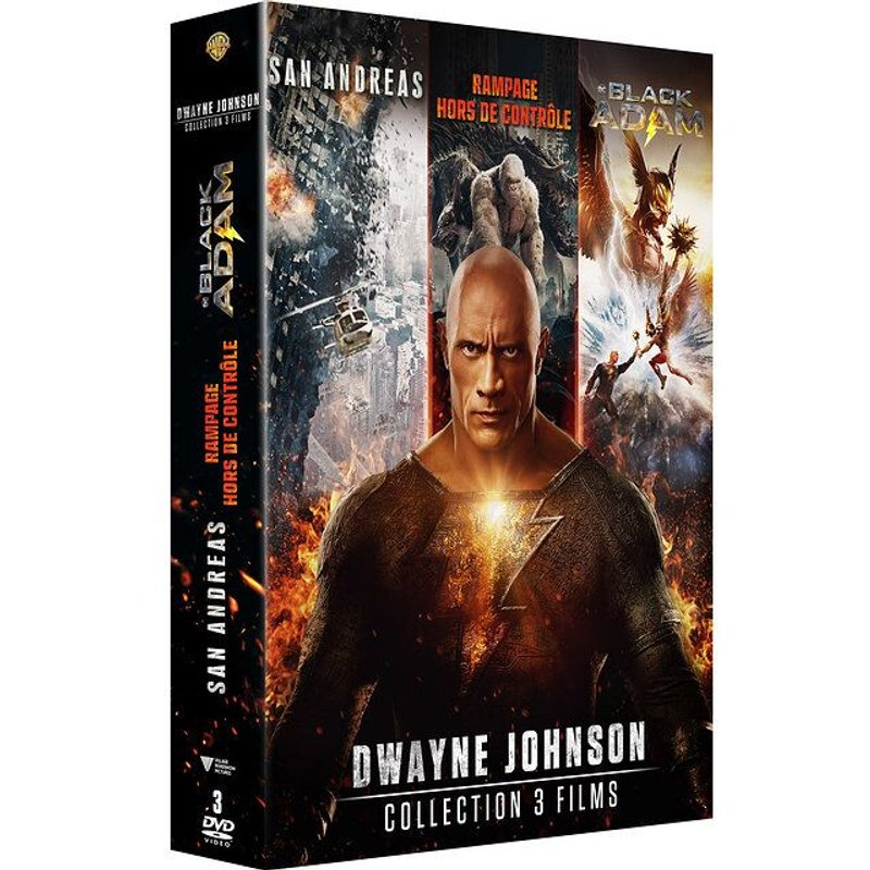 Dwayne Johnson - Collection 3 Films : San Andreas + Rampage - Hors De Contrôle + Black Adam - Pack