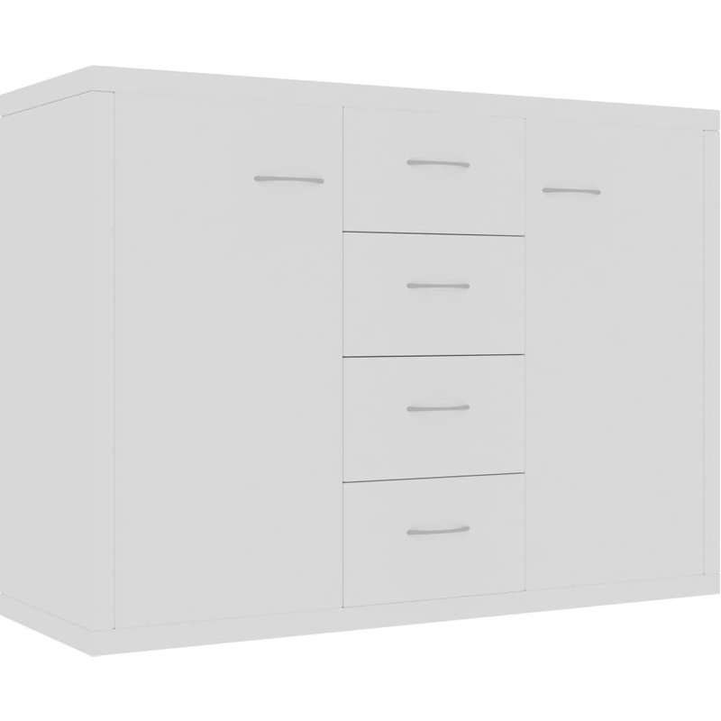 Vidaxl Buffet Blanc 88x30x65 Cm Aggloméré