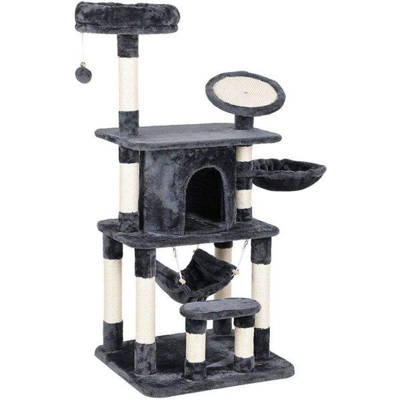 Arbre À Chat 145 Cm Gris Foncé