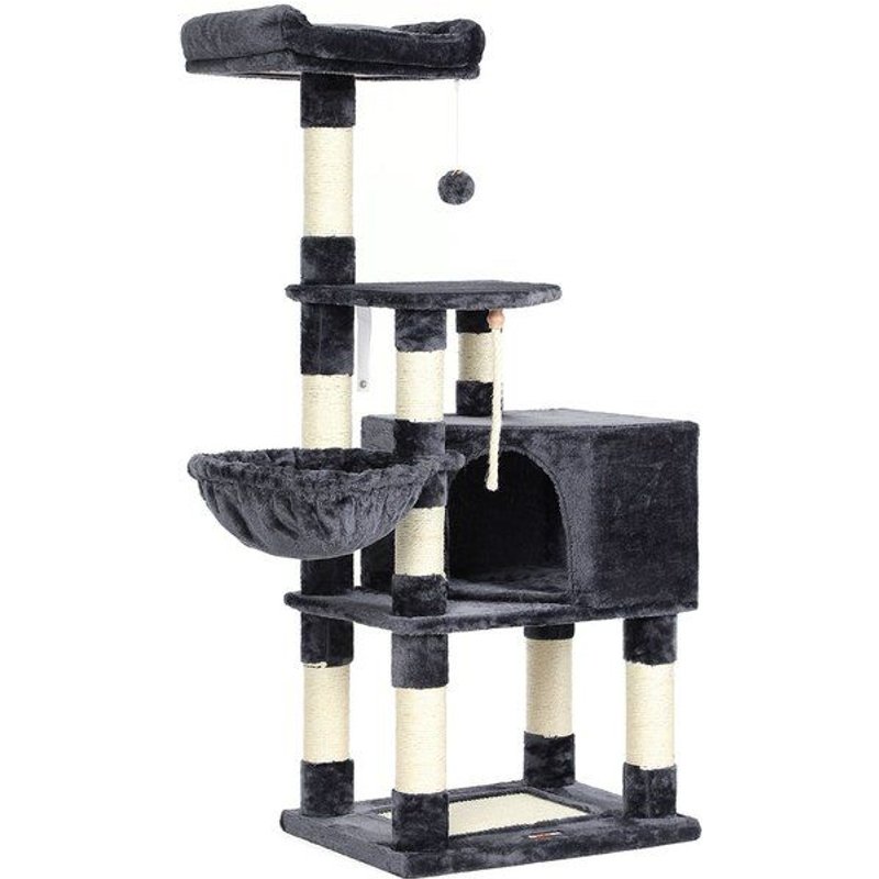 Arbre À Chat 138 Cm Gris Foncé