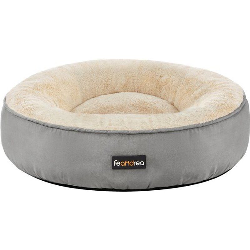 Panier Pour Chien Rond, Gris Clair