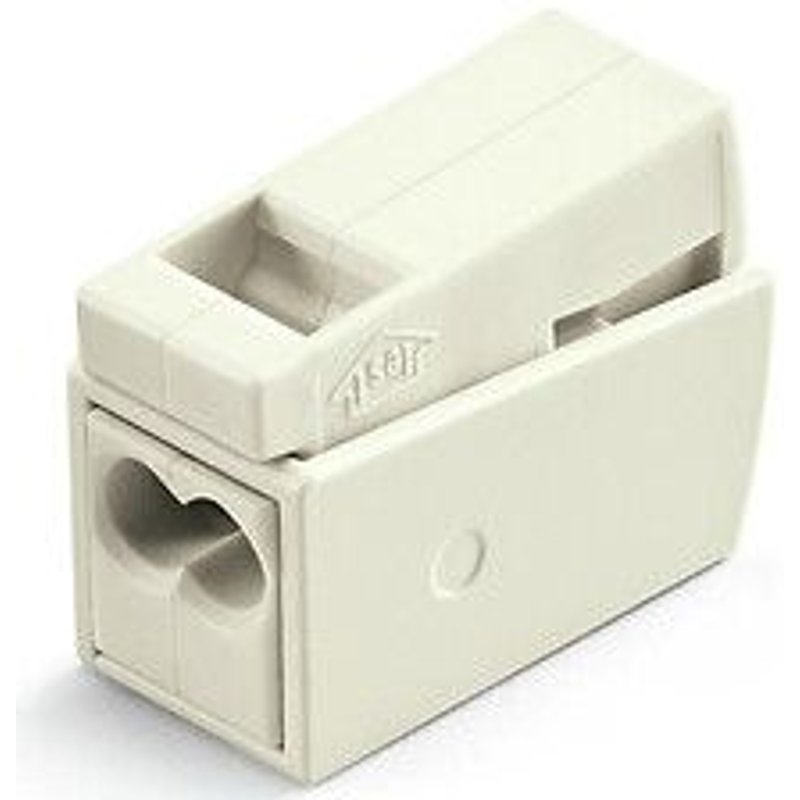 Boîte de 15 bornes pour luminaires Wago - 2,5mm - 2 conducteurs - Blanc