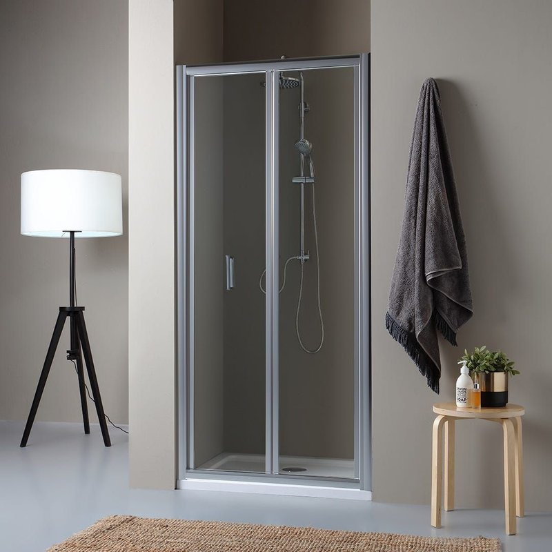 PORTE DE NICHE DE DOUCHE AVEC OUVERTURE PLIANTE 80CM SOFFIO