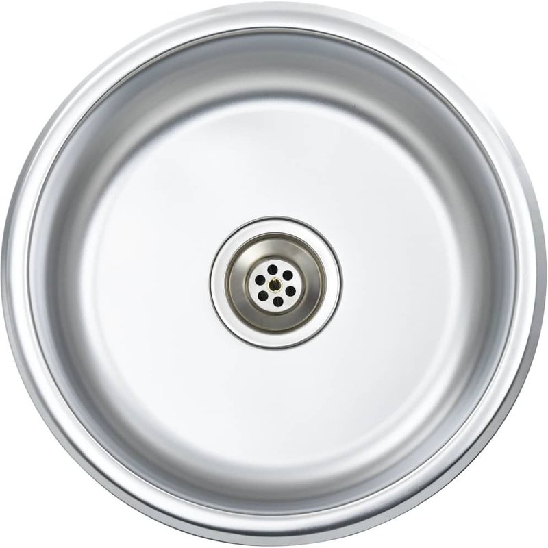 Évier de cuisine avec crépine et piège Acier inoxydable