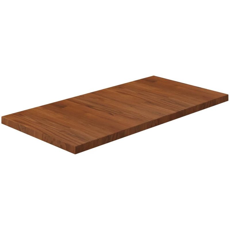 vidaXL Comptoir de salle de bain Marron foncé 80x40x2,5 cm Bois traité