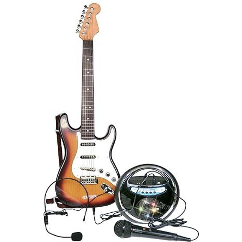 Bontempi Electronic Rock Guitar With Wireless Amplifier And 2 Microphones