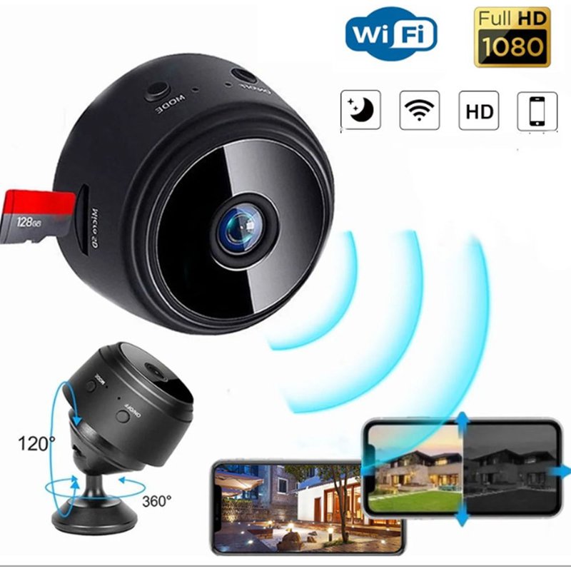 A9 2MP pixel Mini Caméra d'origine Full HD1080P Ip Caméra Enregistreur Vocal Sans Fil Mini maison intelligente Surveillance Vidéo Wifi Caméra