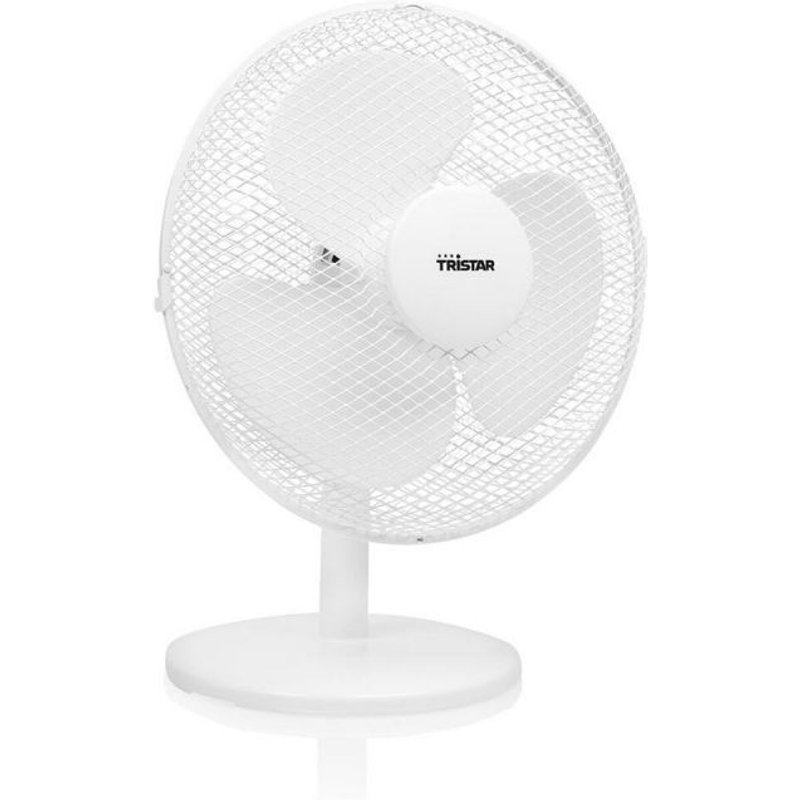 Tristar - Tristar ventilateur table d30 oscillant 3v blanc ve5724