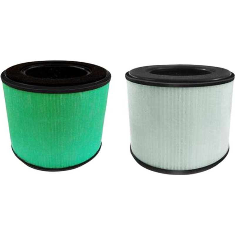 Filtre de remplacement Hepa Bs-08 3 en 1, 2 pièces, pour purificateur d'air, Compatible avec Partu