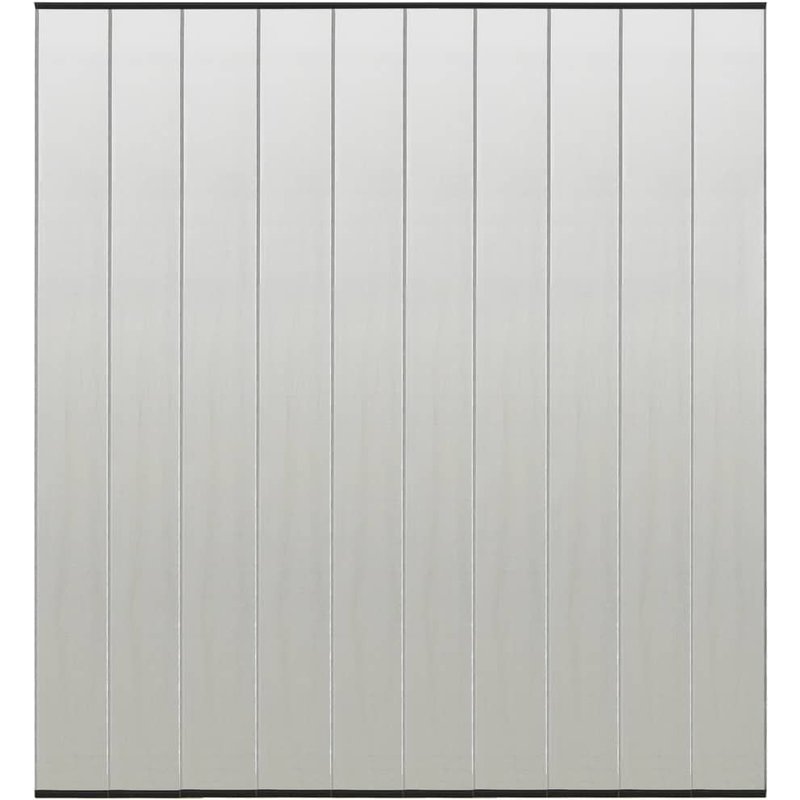vidaXL Moustiquaire de porte rideau en maille 10 pcs Noir 240x240 cm
