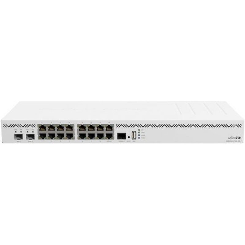Mikrotik CCR2004-16G-2S+ Routeur connecté Gigabit Ethernet Blanc