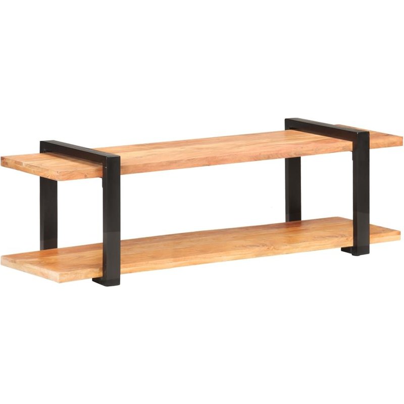 Vidaxl Meuble Tv 130x40x40 Cm Bois D'acacia Solide