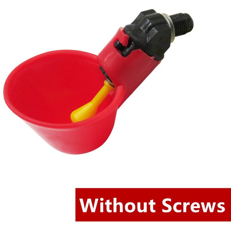 Abreuvoir Poulet Caille Pigeon, 10/20/30 Pièces, Gobelets D'arrosage Mamelon Bol D'alimentation Poulailler Pour Volaille D'arrière-Cour