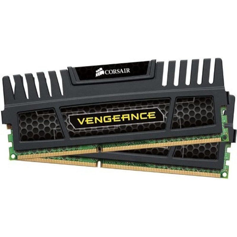 CMZ8GX3M2A1600C9 Vengeance 8GB (2x4GB) DDR3 1600 Mhz CL9 Mémoire pour ordinateur de bureau performante avec profil XMP. Noir