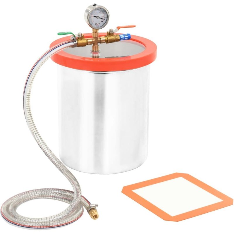 vidaXL Chambre sous vide Acier inoxydable 11,42 L
