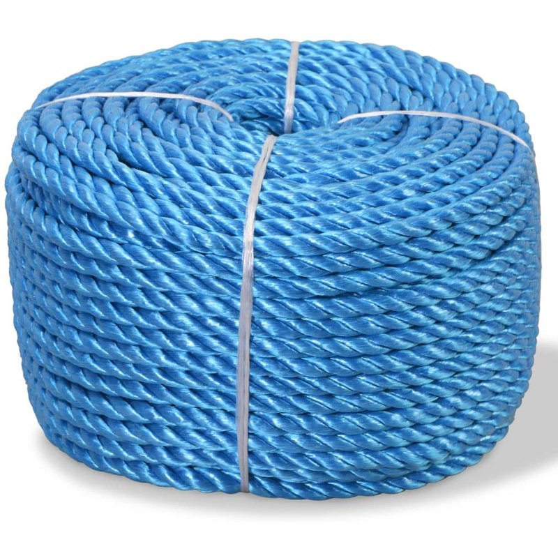 Corde torsadée Polypropylène 14 mm 250 m Bleu