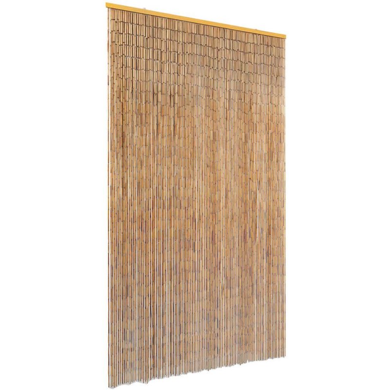 Rideau de porte contre insectes Bambou 120 x 220 cm