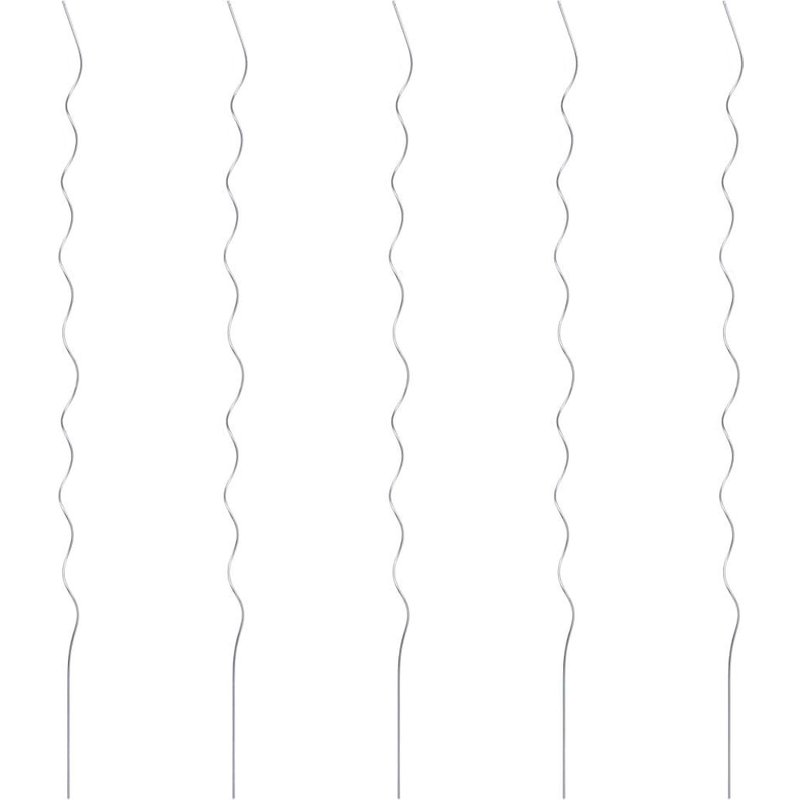 Supports de plantes en spirale 5 pcs Acier galvanisé 170 cm