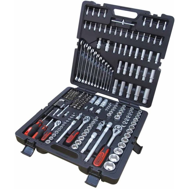 KS Tools Jeu de douilles et embouts 216pcs 1/4" " + 3/8" " + 1/2" " 917.0216