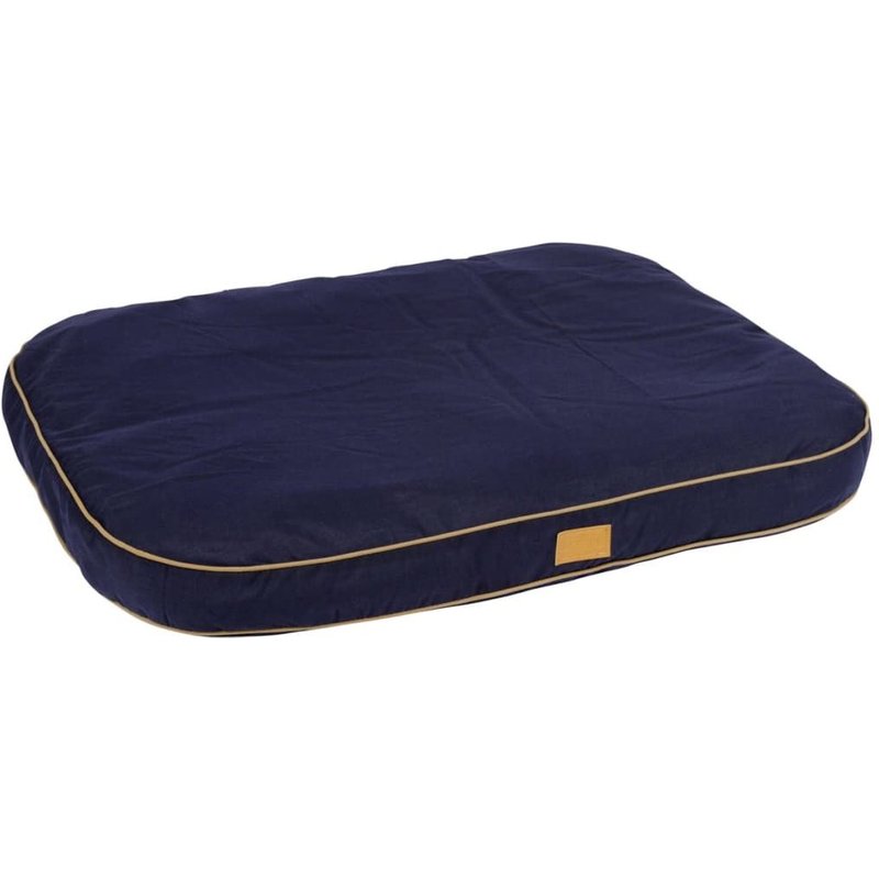 Coussin Jerome, Navy/Cognac, 100 X 70 X 11 Cm