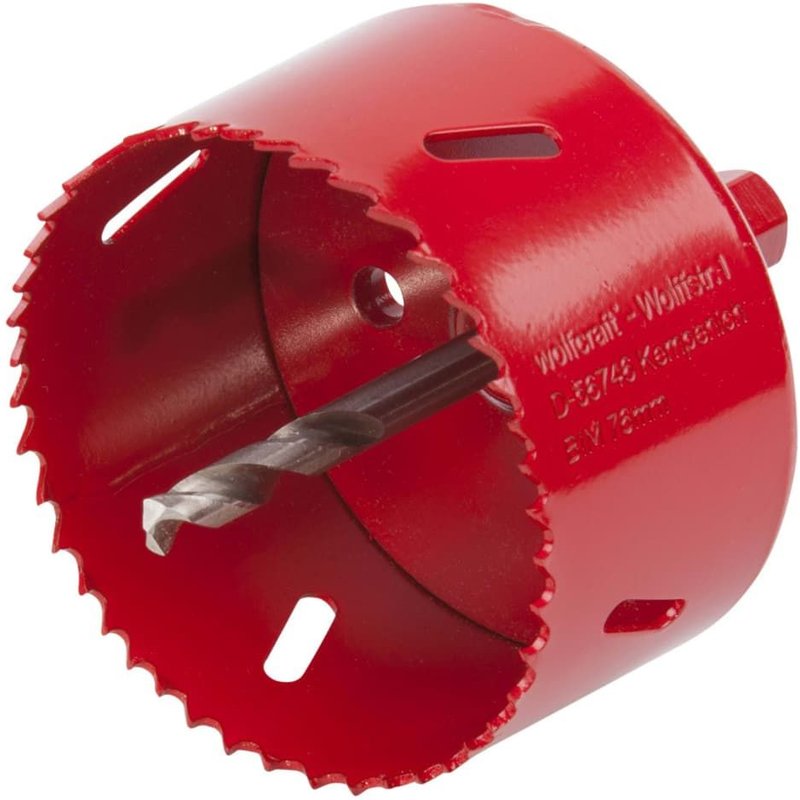 WOLFCRAFT Trépan Plug & Play multi-matériaux BIM - Ø 76 mm