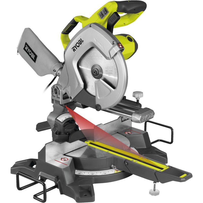 Scie à onglet radiale électrique RYOBI - 2000W - 254mm - EMS254L