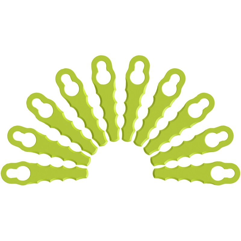 Lot de 10 lames de rechange RYOBI pour tĂȘtes double lames dentelĂ©es RAC158