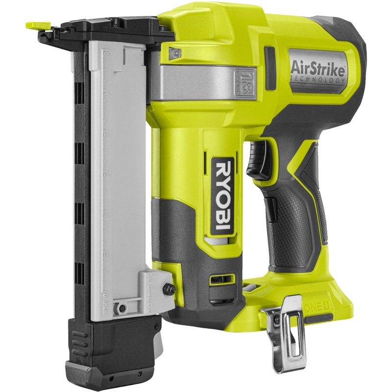 Agrafeuse à air comprimé RYOBI 18V - avec 500 agrafes - sans batterie ni chargeur - R18GS18-0