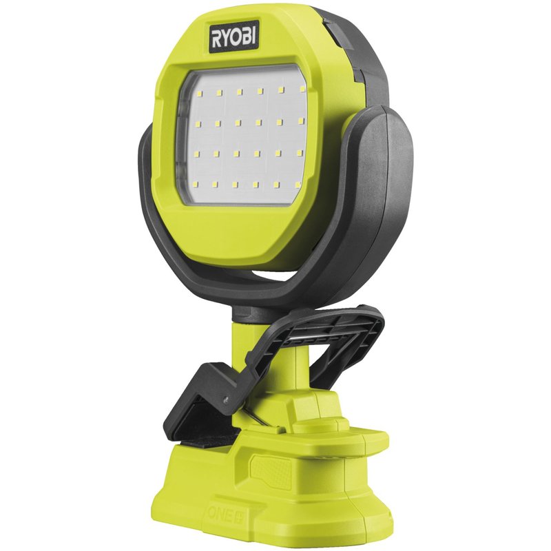 Lampe sur pince RYOBI RLCL18-0 - 18V One+ - 1000 lumens - sans batterie ni chargeur