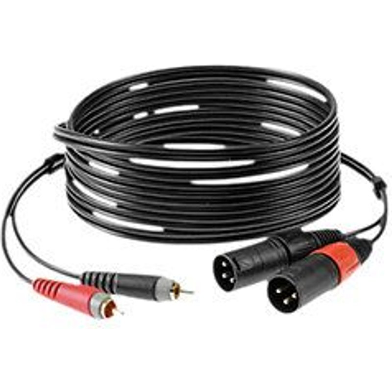 Câble bretelle adaptateur XLR mâle / RCA 6m KLOTZ
