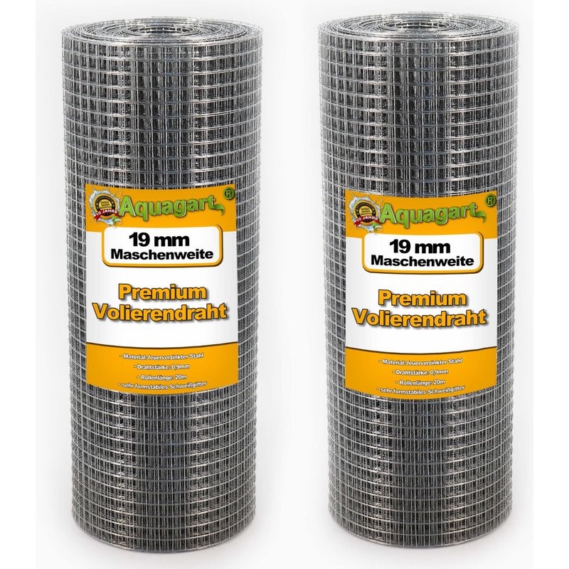 120m x 0,5 m grillage pour volière, grille métallique, grillage soudé, clôture en fil de fer, galvanisé à chaud