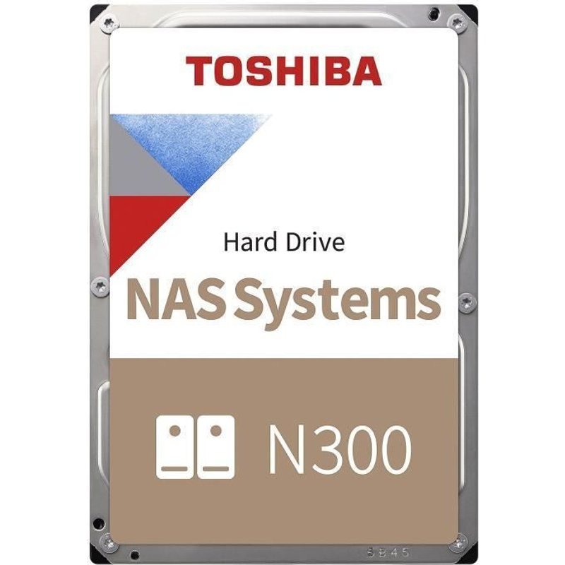 Toshiba N300 NAS - Disque dur - 4 To - interne - 3.5" - SATA 6Gb/s - 7200 tours/min - mémoire tampon : 256 Mo