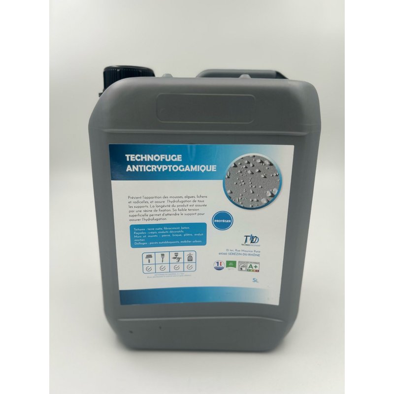 Hydrofuge Concentré - Traitement pour toiture mur et façade - Imperméabilise + traite - prêt à l'emploi - Bidon de 5 litres