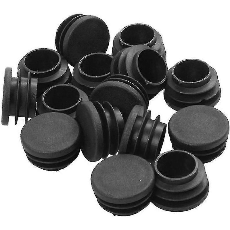 24pack Chaise Pieds De Table Plug 22mm Diamètre Rond Plastique Couverture Filetage Inséré Tube Au Sol Un