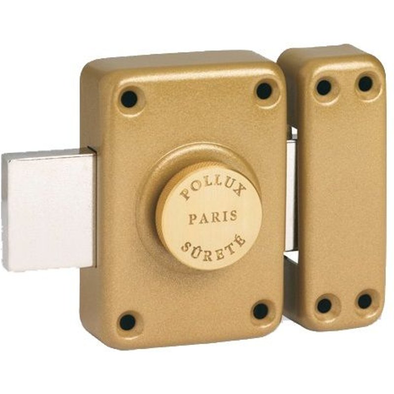 Verrou Ă bouton cylindre de 45mm 5 ailettes - POLLUX - 103510