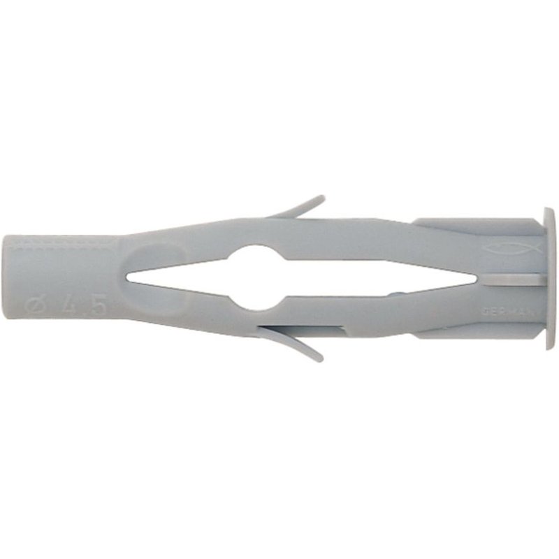 Cheville Nylon FU sans vis - Ø8 x 40 mm - Lot de 50 - FISCHER