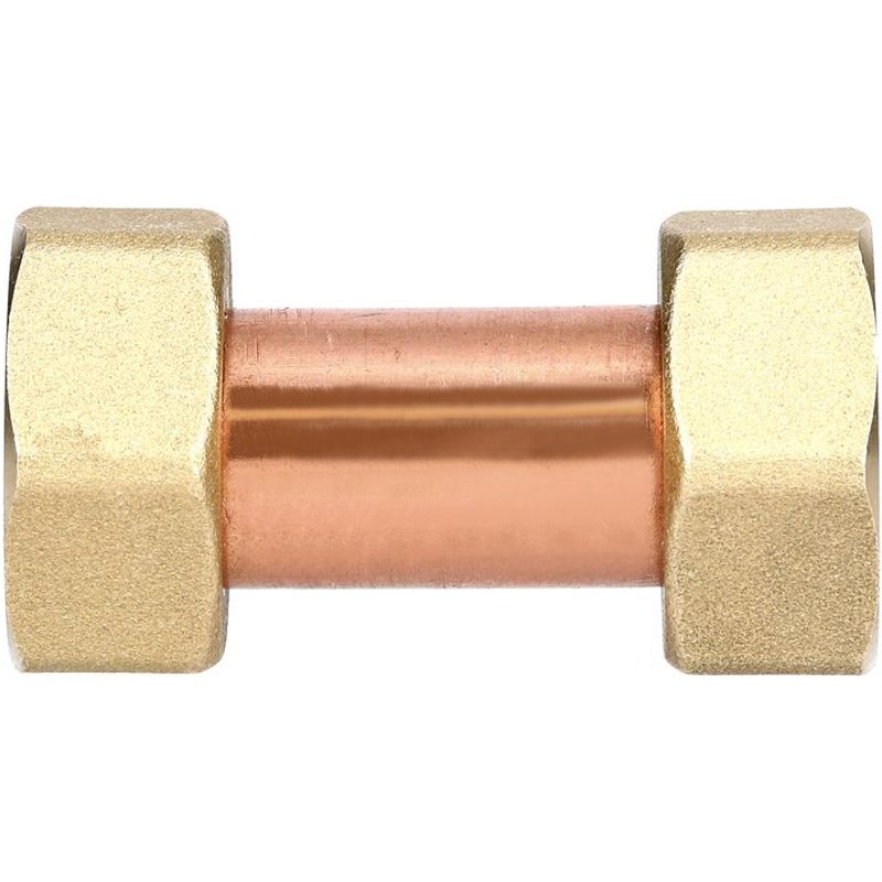 Raccord fou 2 pièces écrou prisonnier femelle 12 /17 laiton - GARIS - D09501B