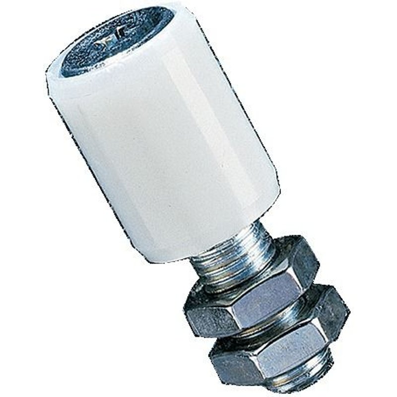 Guide haut sur tige filetée 230 pour porte coulissante - diamètre 39 mm COMUNELLO