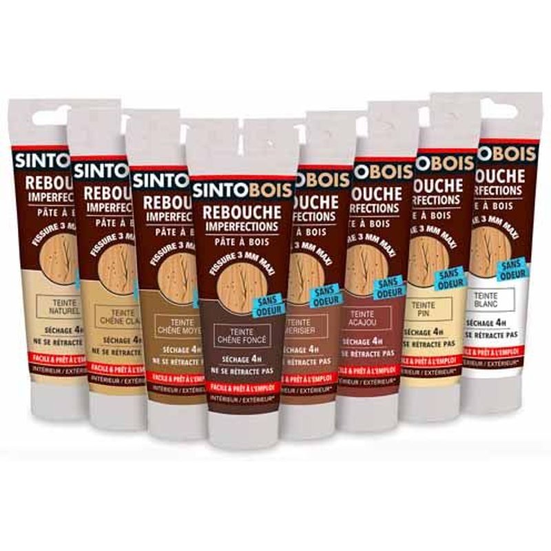 Pâte à bois pour reboucherles petits trous pin - 250g