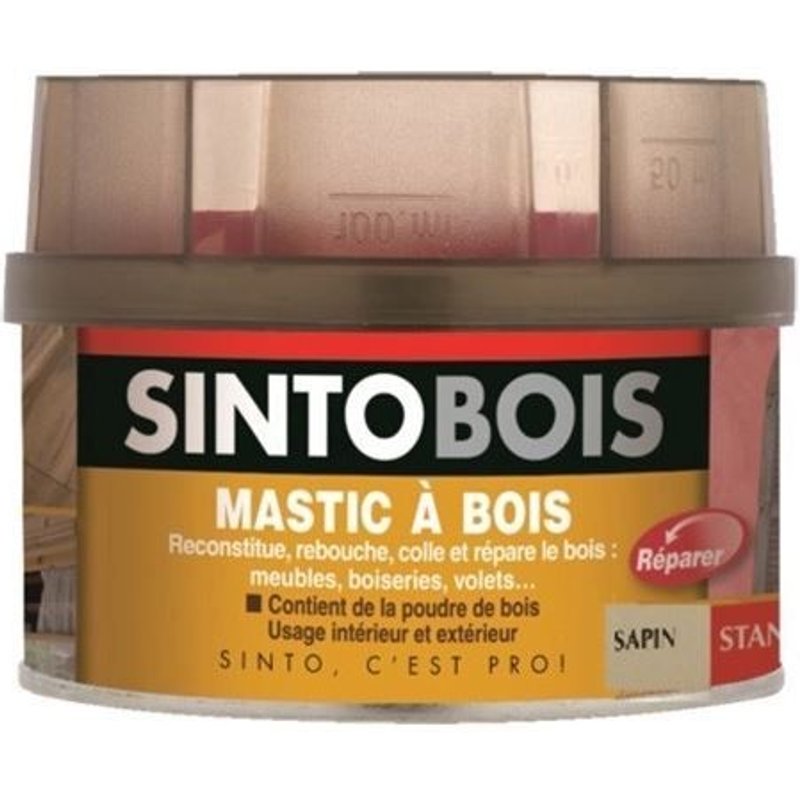 Mastic à bois Sintobois - 1000 ml, Sapin, Pot