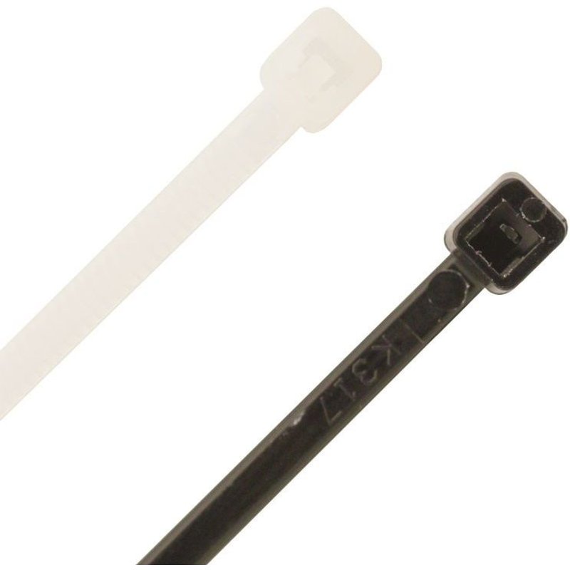 Boîte de 100 colliers de câblage simple polyamide 6.6 naturel 2.5x100- SCELL IT - 5203