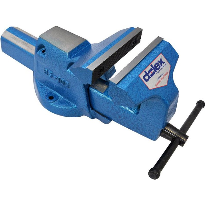 Étau 86 acier avec serre-tubes ouverture 155 mm Dolex