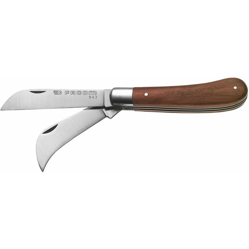 Couteau électricien manche bois