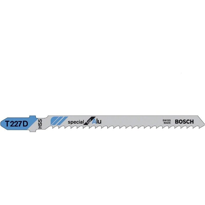 Carte de 5 Lames Alu HSS BOSCH T227D - 2608631030
