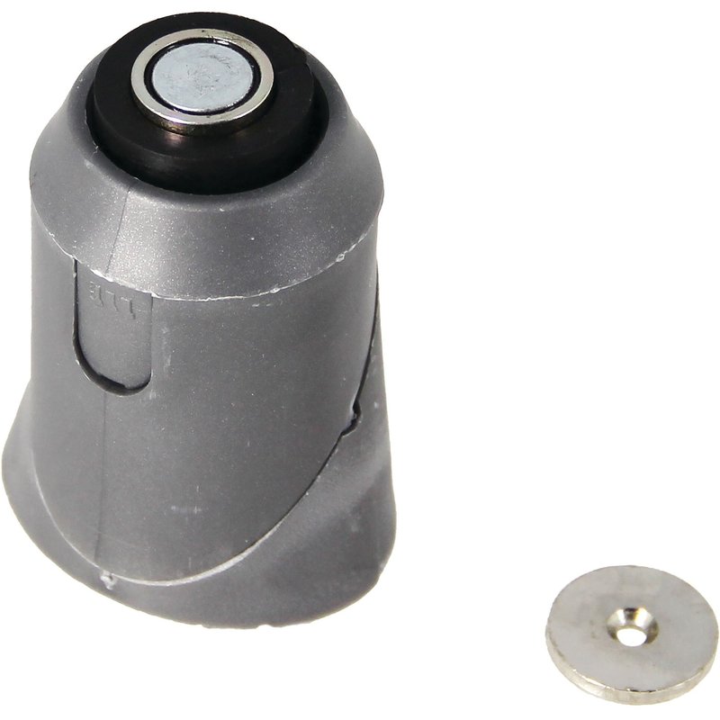 Butoir de porte magnétique gris 35kg - MONIN - 161340