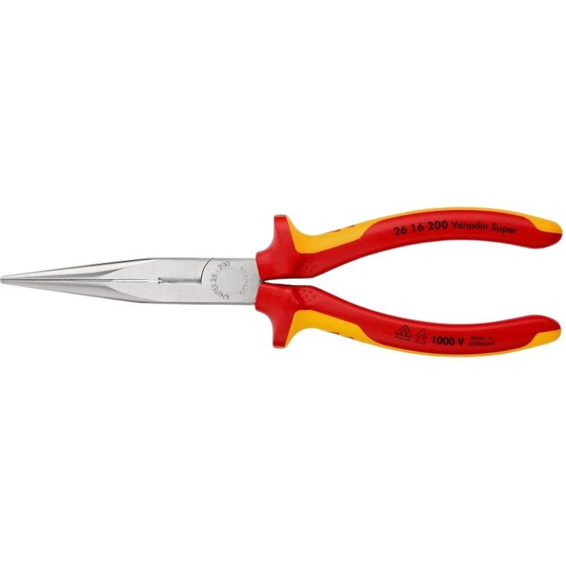 Pince à becs demi-ronds KNIPEX 26 16 200 200mm