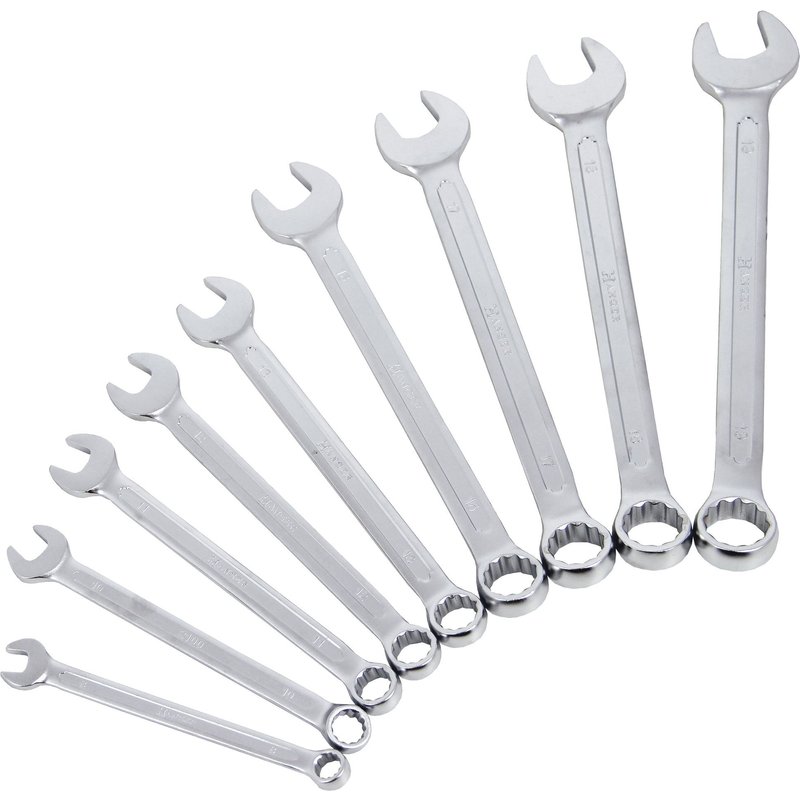 Jeu de 9 clés mixtes professionnelles - HANGER - 210090